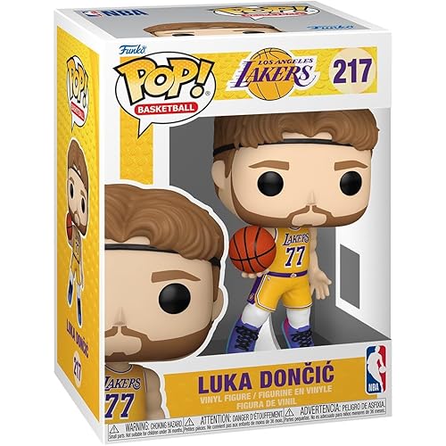 Funko Pop! NBA: Lakers - Luka Dončić - Collectable Vinyl Figure - Gift Idea - Official Merchandise - Toys for Kids & Adults - Sports Fans - Model Figure for Collectors and Display