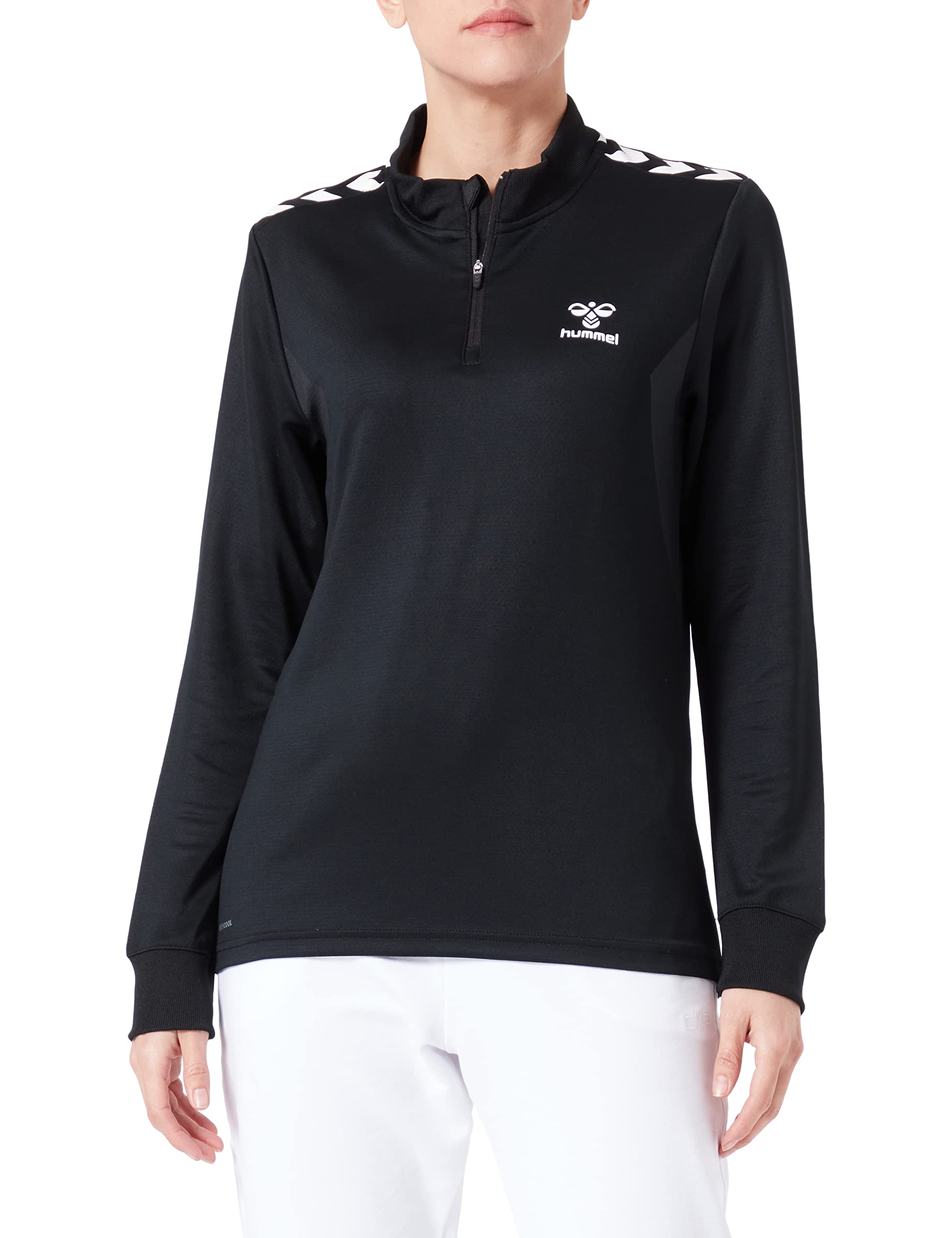 hummel Hmlstaltic Poly Half Zip L/S Women's Pullover Sweater Black