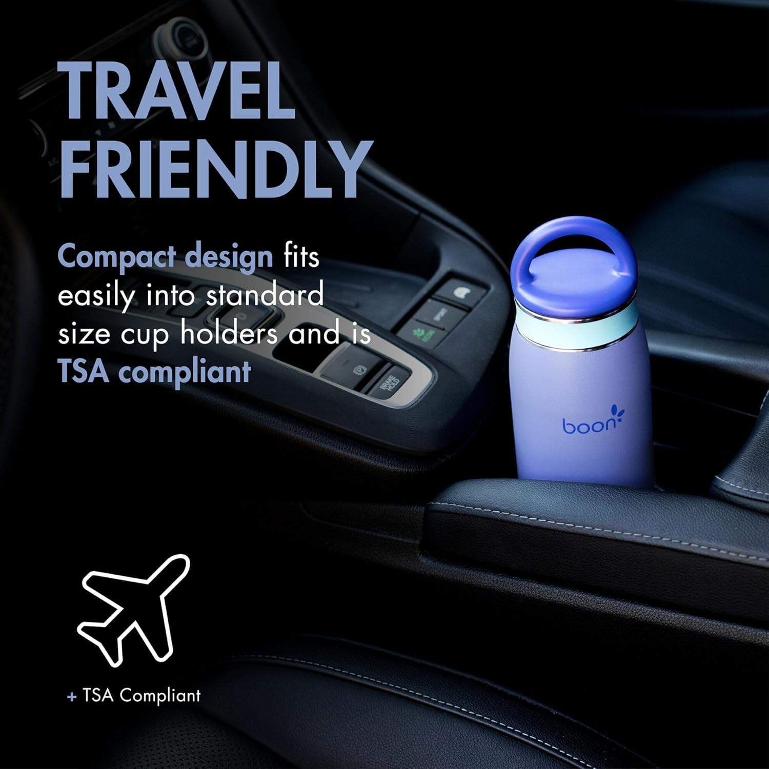 Boon Frosh Portable Breast Milk Chiller - Stainless Steel Cooler and Storage Container - Purple - Keeps Milk Cold for up to 17 Hours* - Image 5