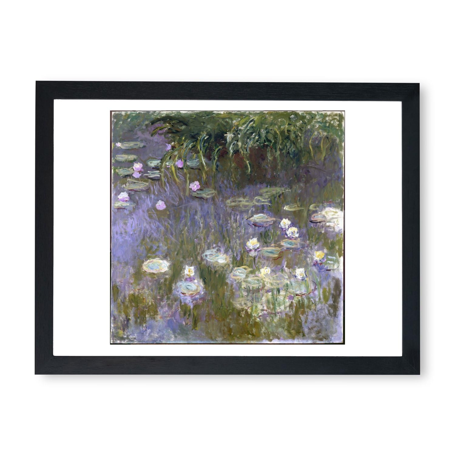Affiche encadrée Claude Monet Nénuphars Spiffing Prints : impression d'art premium Taille M - 7