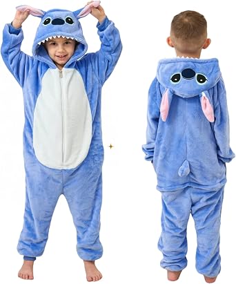 Kids Onesie Animal One Piece Pajamas Halloween Christmas Cosplay Costume