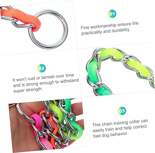 Miniatura 7 de balacoo Collar para mascotas Collar pequeño para cachorros, cuerda para caminar para gatos, cuerda de tracción para mascotas, collar de