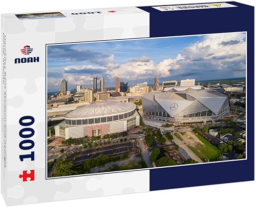 Noah Rompecabezas Mercedez Benz Stadium y Georgia Dome, Atlanta 1000 piezas