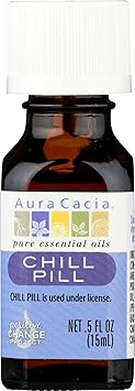 Aura Cacia Essential Solutions Oil, Chill Pill 0.5 Oz (Pack of 1)