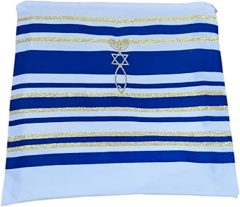 Bethlehem Gifts TM New Covenant Messianic Tallit Prayer Shawl 72" 22"