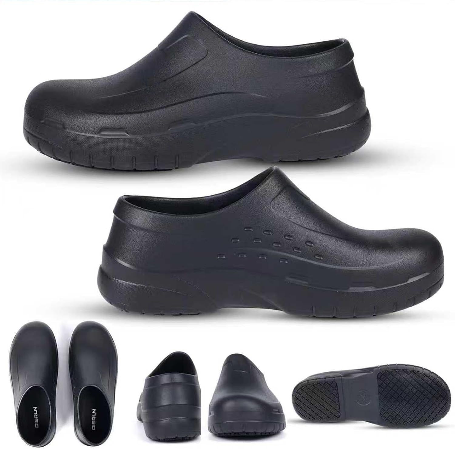 Chef Clogs Slip Resistant Oil Resistant, Chef Shoes Non Slip Kitchen Shoes for Men & Women, Nursing Gardening Waterproof