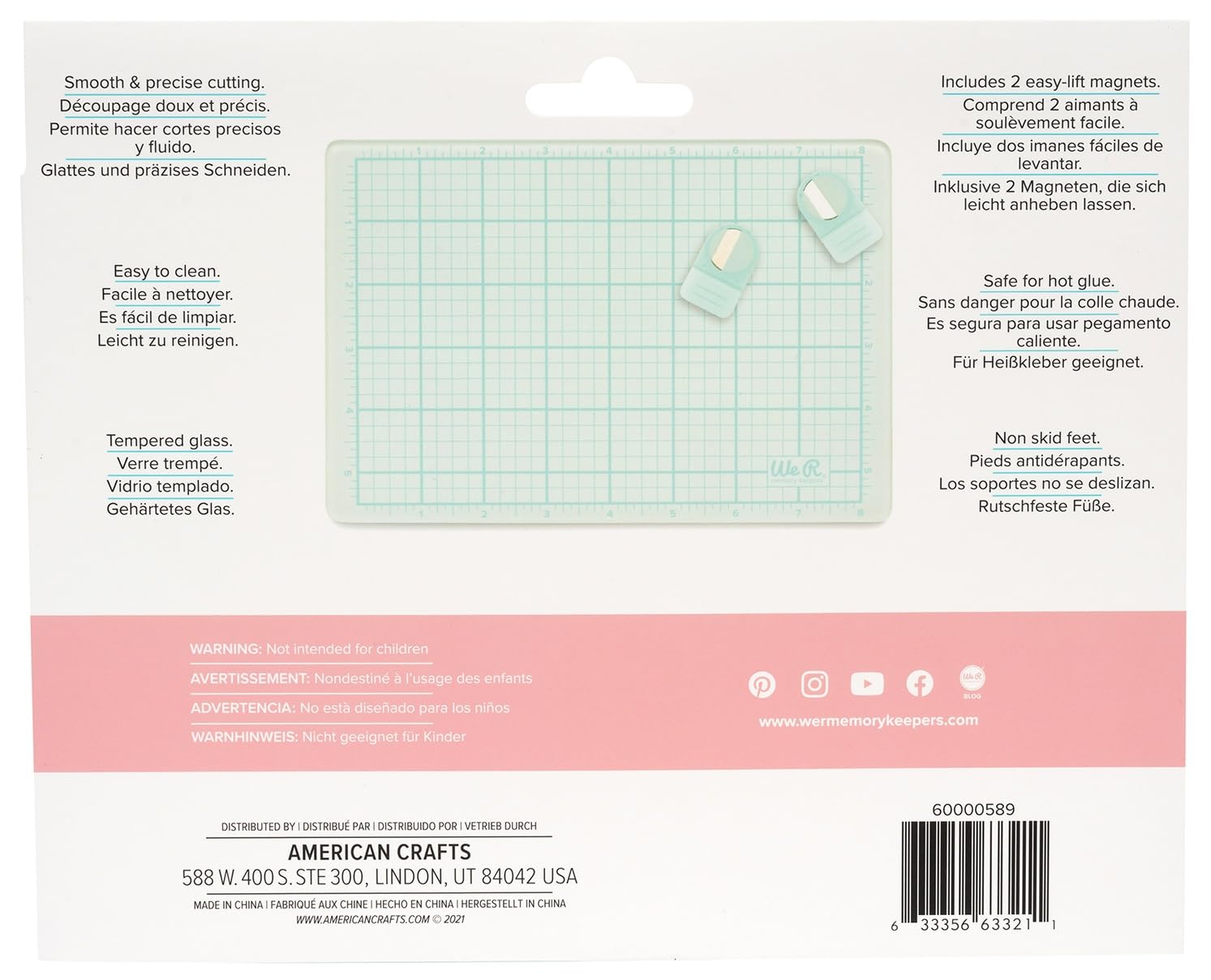We R Memory Keepers Magnetic Glass Mat