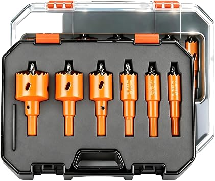 6Pcs Hole Saw Drill Bit Set 1635mm,