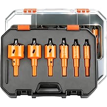 6Pcs Hole Saw Drill Bit Set 1635mm,