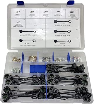 # APC93029 - Master 1234yf A/C Valve Core & Cap Assortment Kit - 11 Styles / 112 Pieces