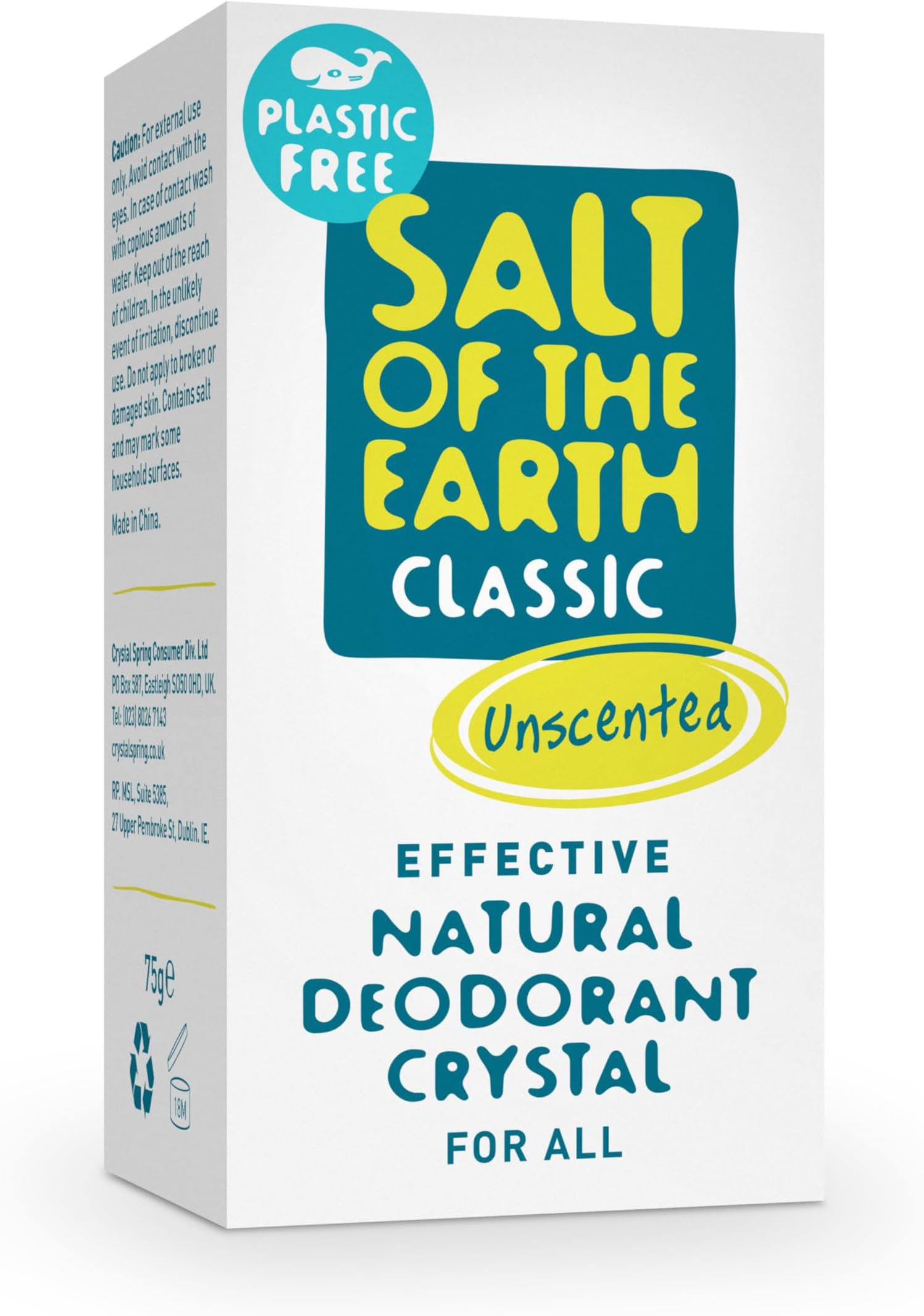 Salt Of the Earth75G Stick Boxed, 75 GR[Amazon-developed Certification] Compact by Design