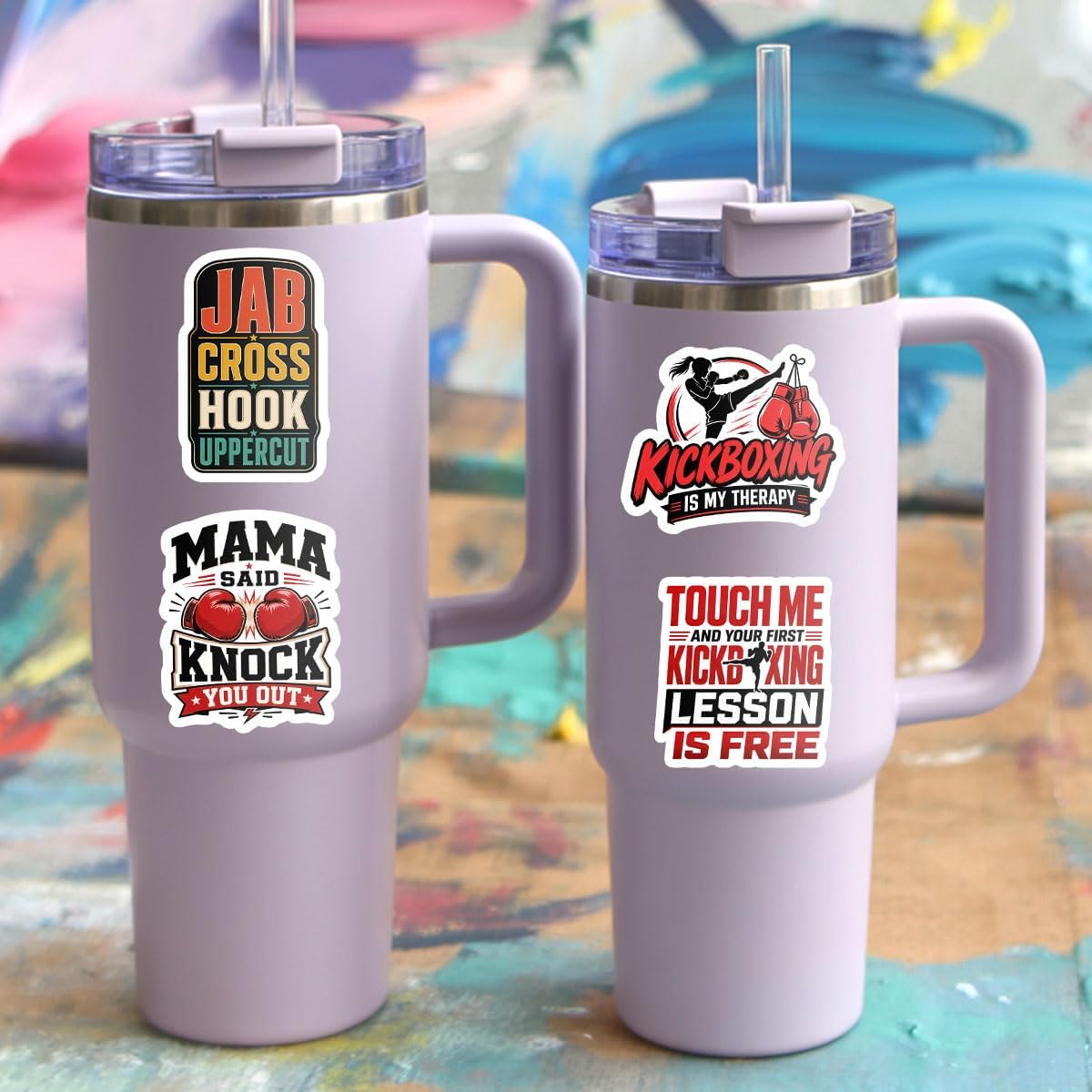 Vybonz Kickboxing Stickers Martial Arts Combat Sport Decal Pack image 3