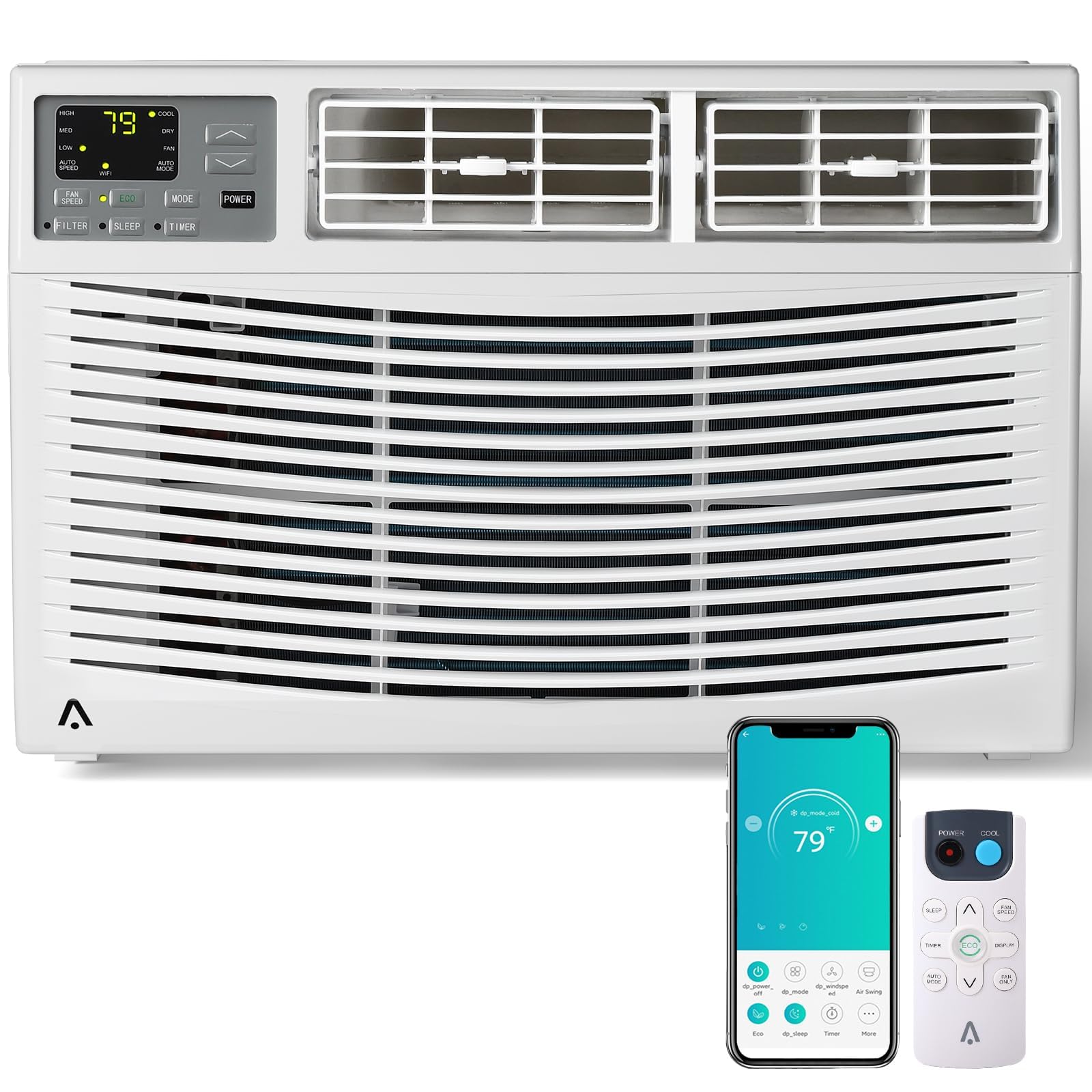MilleLoom 12,000 BTU Wi-Fi Window AC