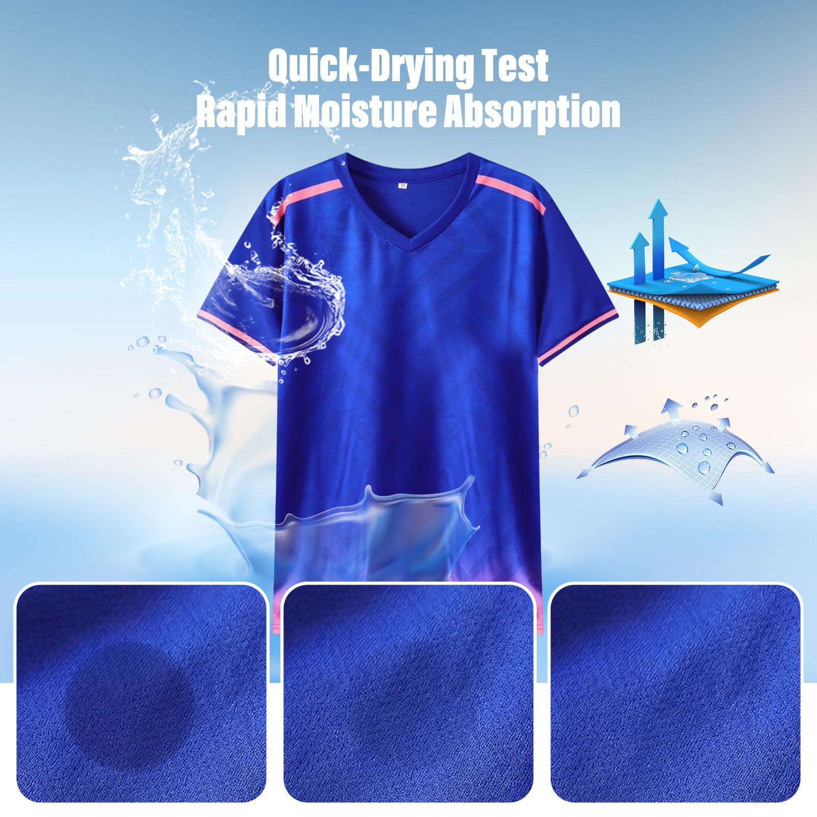 Maglia da calcio per bambini, set sportivo, per bambini, set da calcio e maglietta