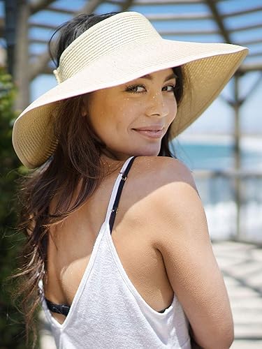 Miniatura 27 de Simplicity - Sombrero con protección solar UV UPF 50 para mujer, convertible en visera para playa