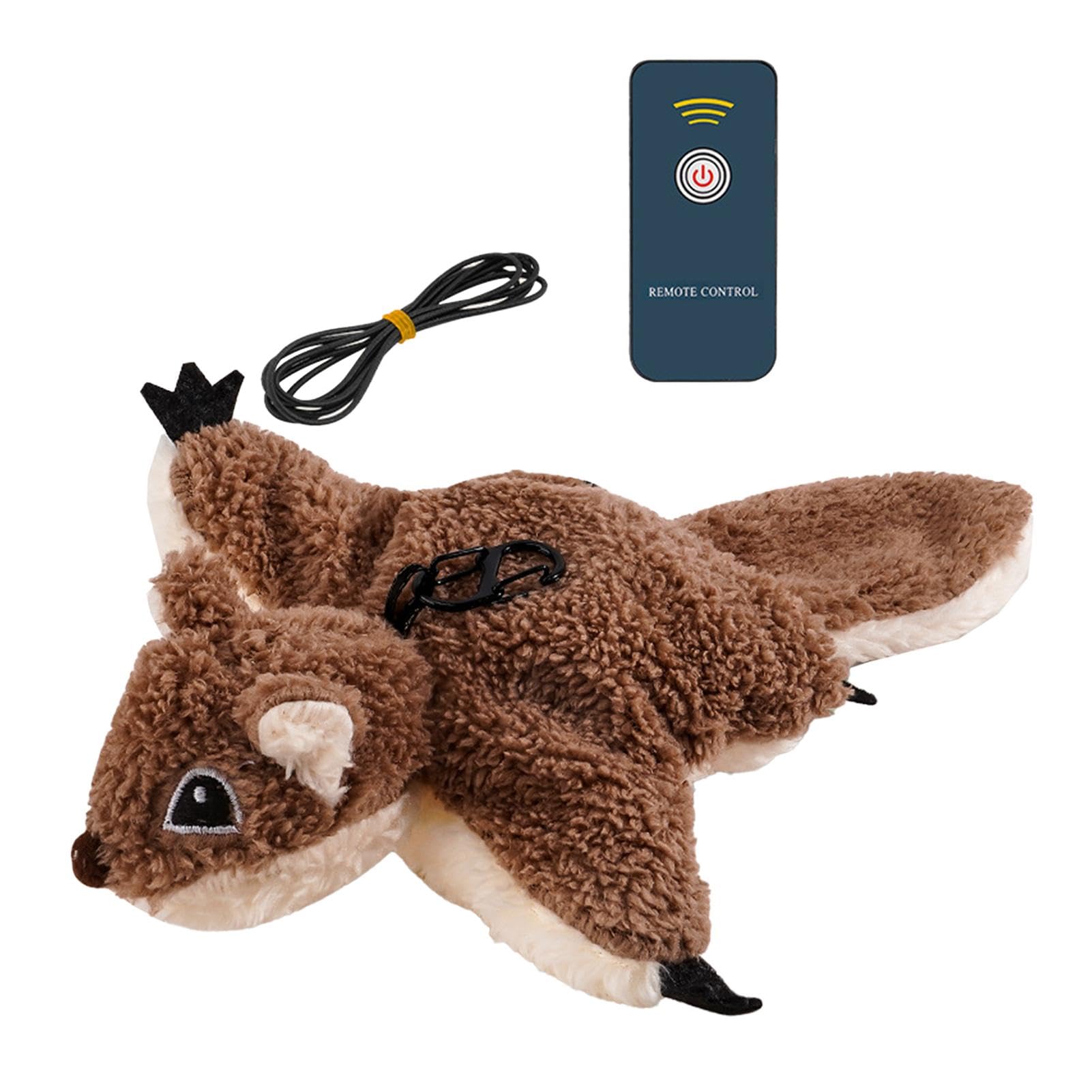 Jouet interactif pour chat avec herbe à chat et oiseau en peluche électrique