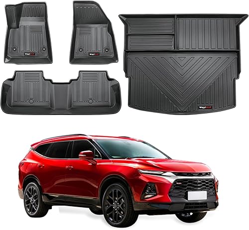 Alfombrillas de piso para Chevrolet Blazer 2019-2024 2025 y forro de carga, accesorios de Chevy Blazer, alfombrilla de protección de goma para todo