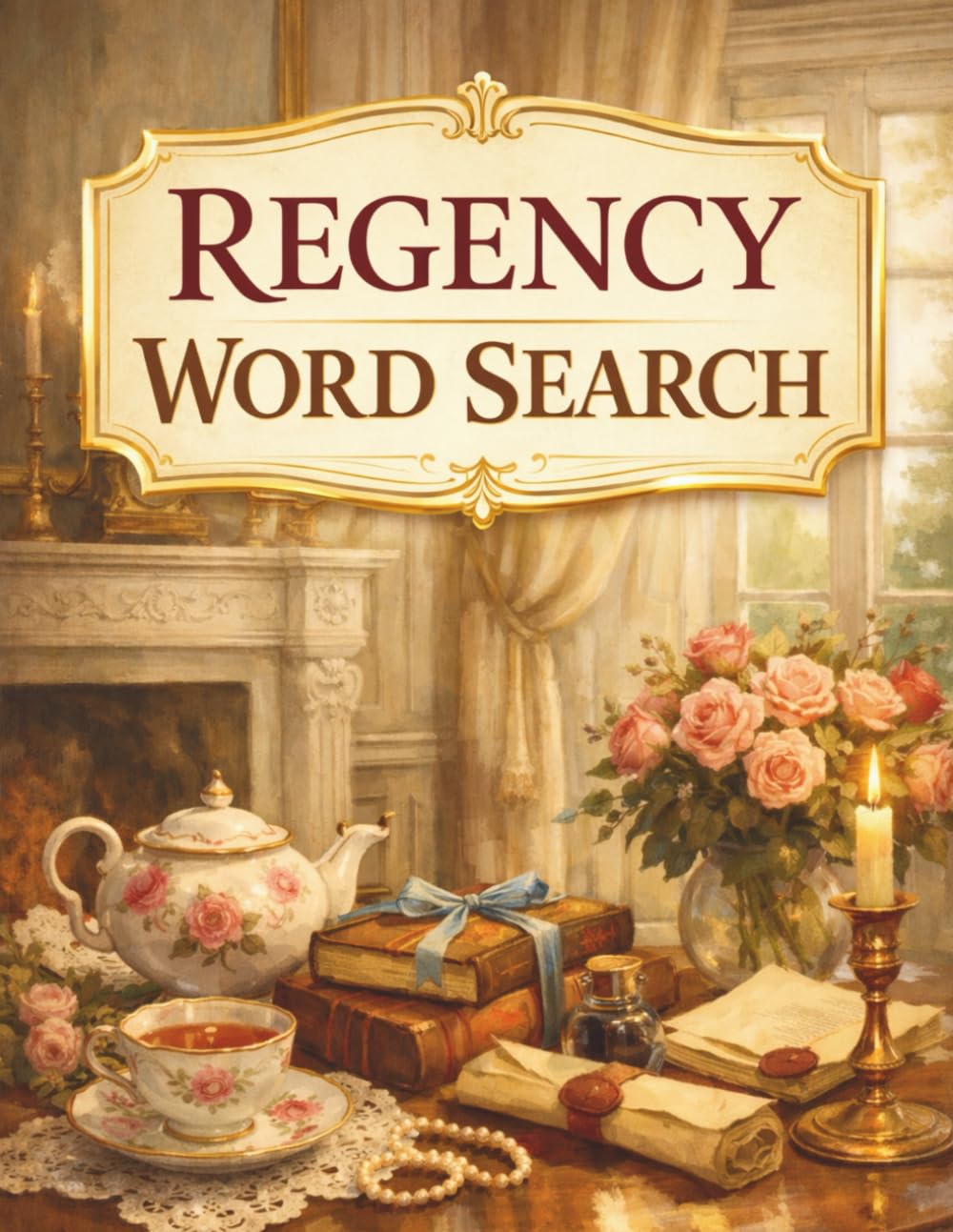 Regency Word Search: 70 historically themed word search puzzle for relaxing, enjoying and sharpening your mind