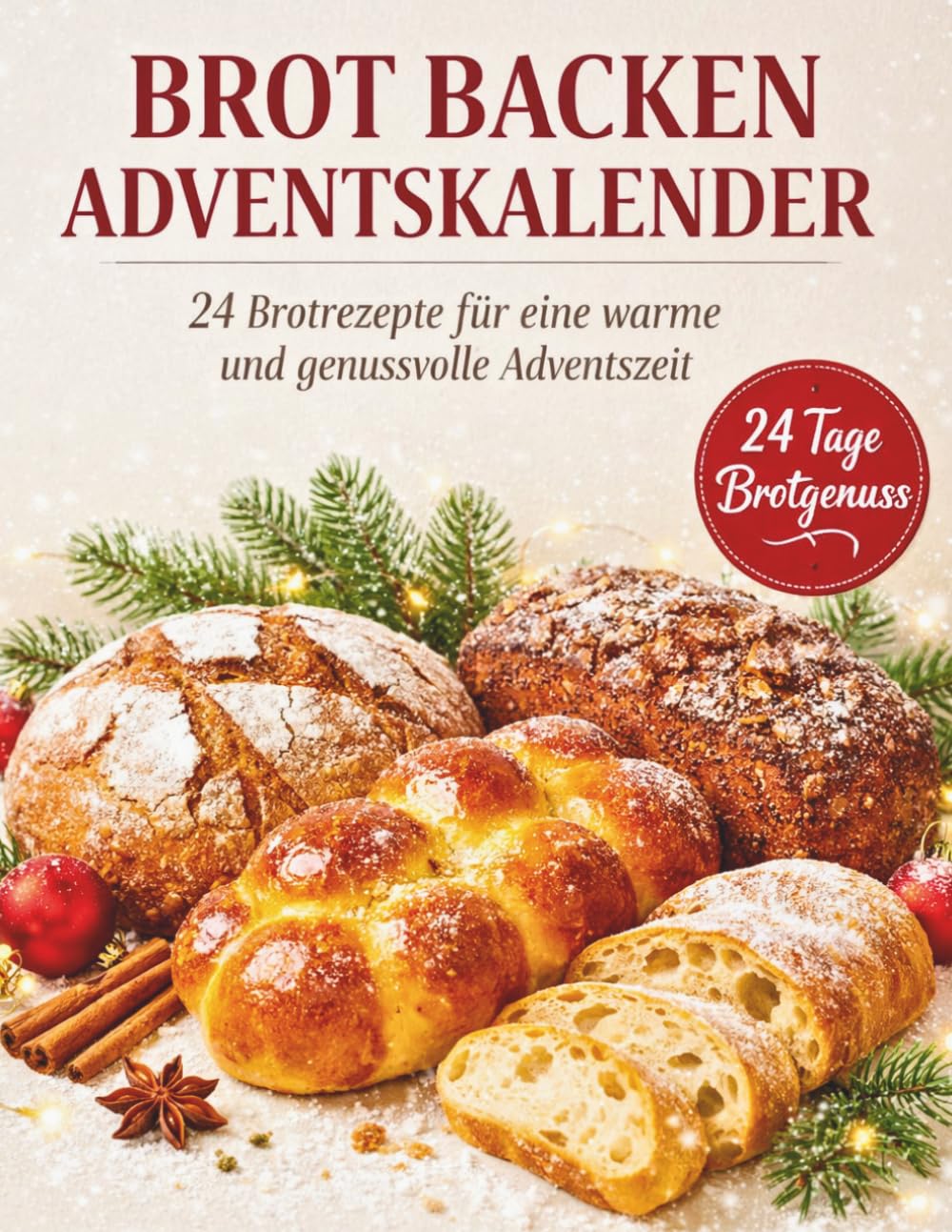 Brot Backen Adventskalender: 24 einfache Rezepte für duftendes Brot, kreative Backideen und genussvolle Momente in der Adventszeit
