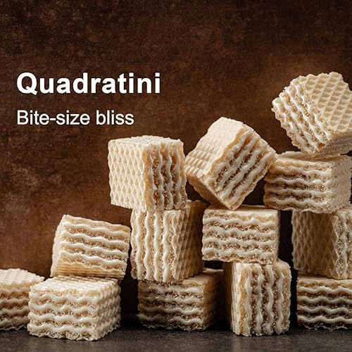 Miniatura 4 de Loacker Quadratini - Galletas de oblea de vainilla GRANDES - 30% menos azúcar - Galletas premium crujientes de tamaño bocado - SIN organismos