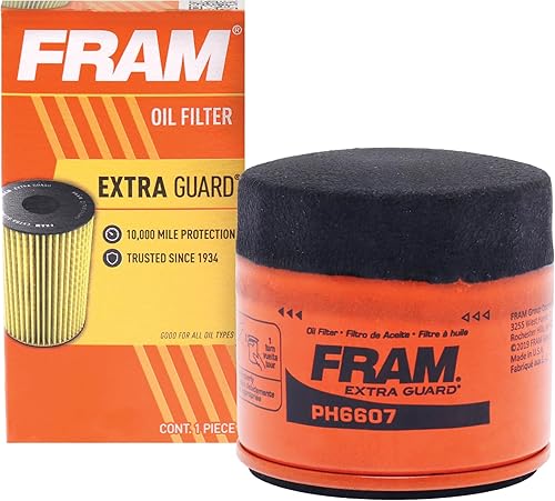Filtro de aceite Fram PH6607 extra protección Negro