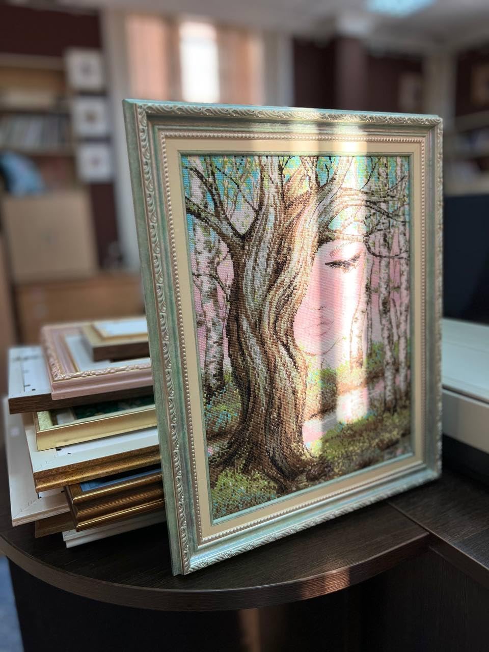 RIOLIS Awakening 2225, Nature Cross Stitch Kit 11¾"x15¾, Cross Stitch Kits for Beginners & Advanced, Crossstitching Kits Adult, Counted Stitching Kits, Embroidery Kit