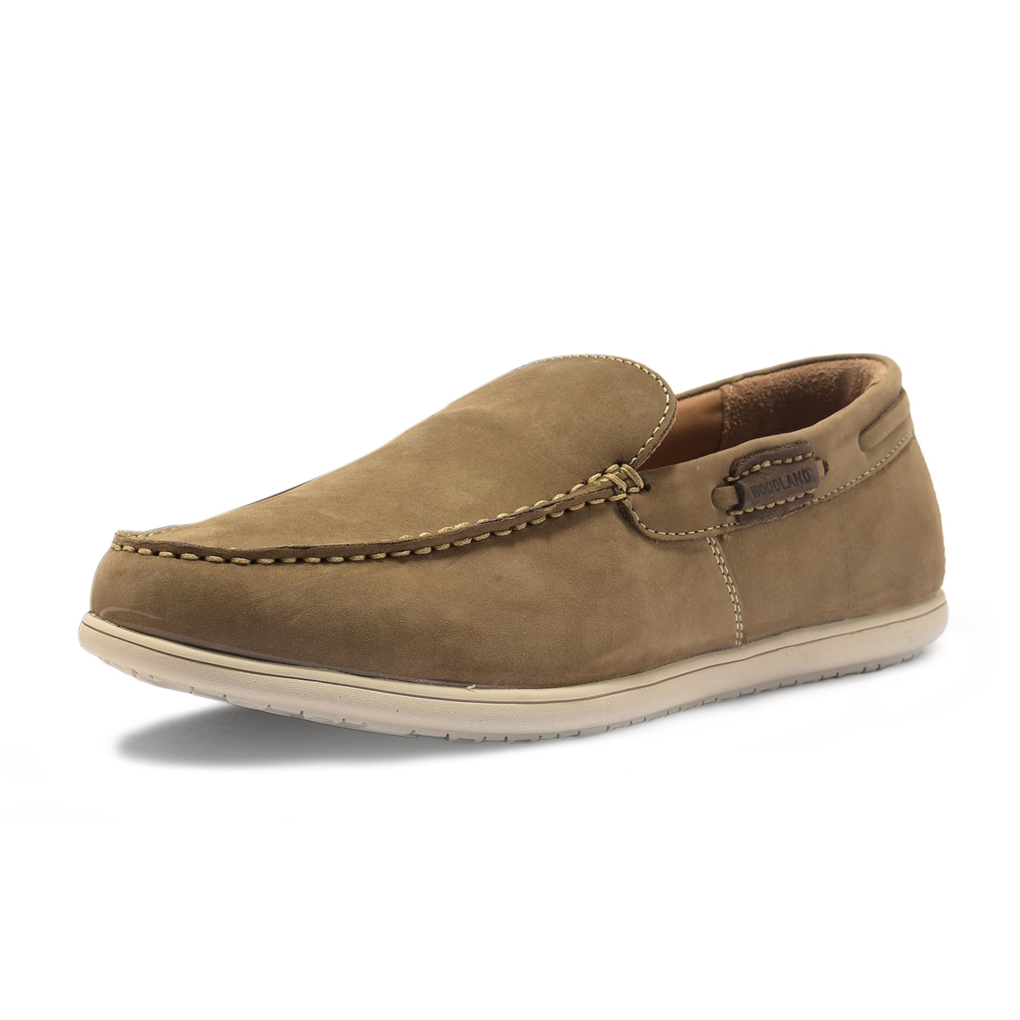 Woodland Men's Dubai Khaki Leather Sneaker (OGCC 3480119)