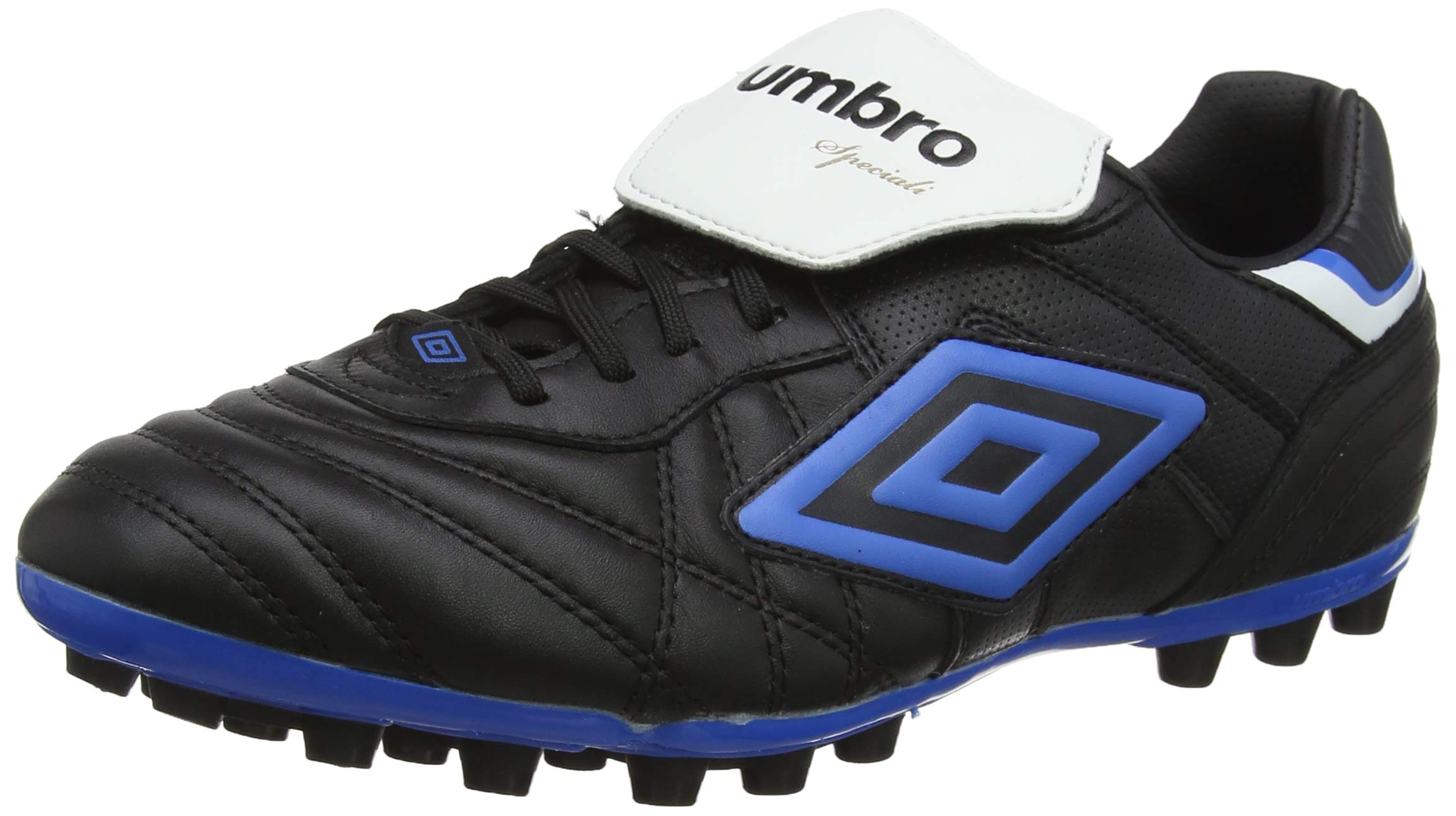 Umbro Speciali Eternal Team, Men’s Football Boots, Black (Black / White /Electric Blue A0C), 8 UK (42 2/3 EU)