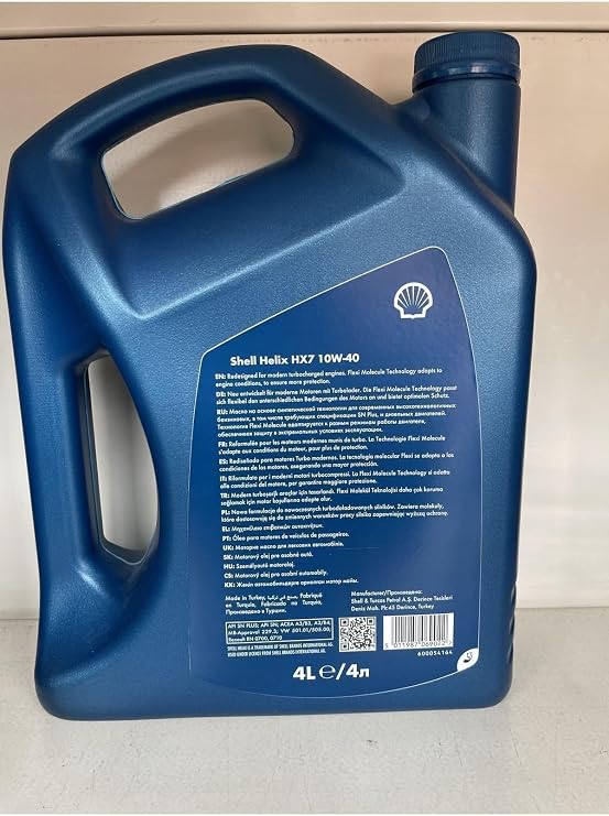 SHELL Helix Hx7 10w/40 4 Litre Üretim 2024