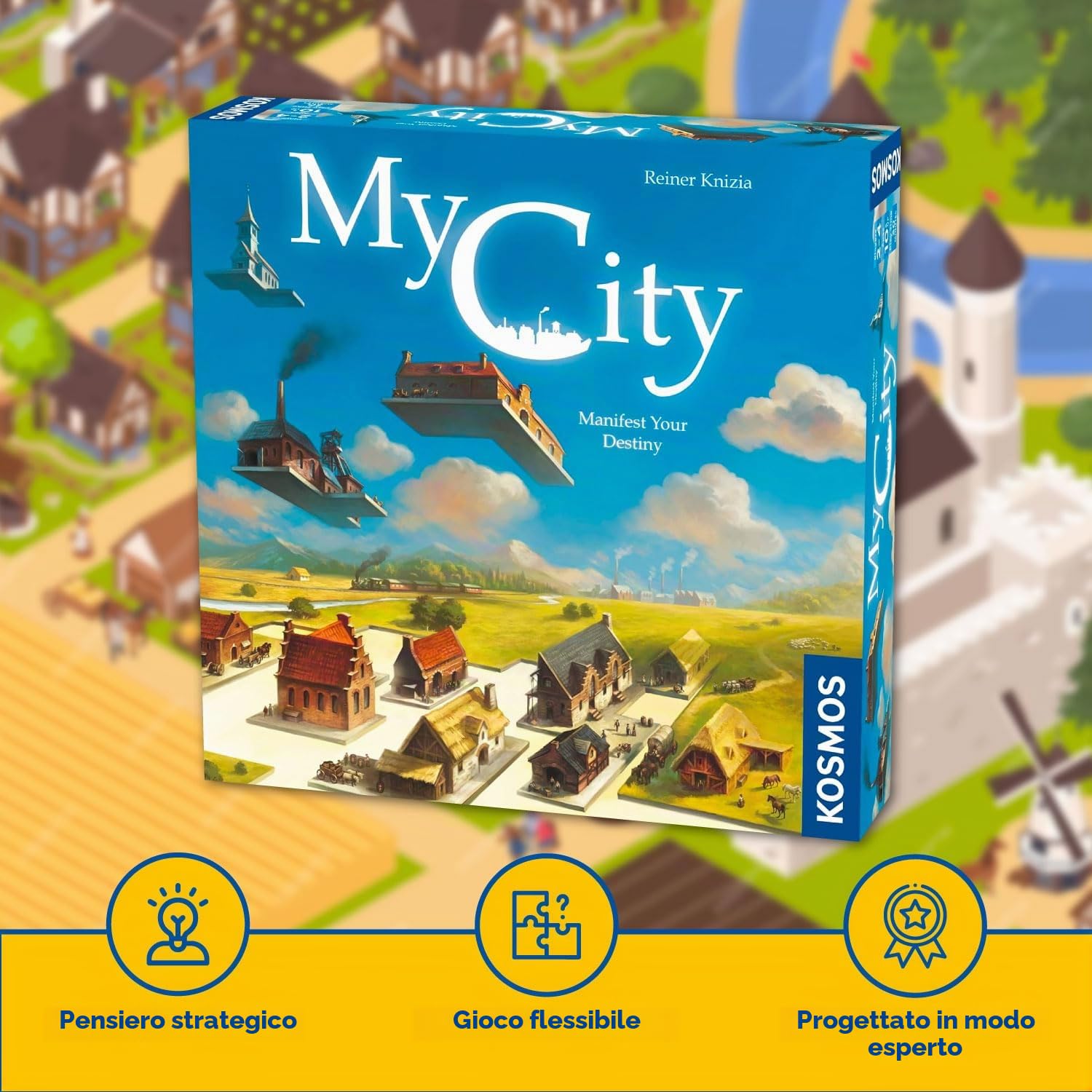 Thames & Kosmos My City Board Game: Legacy, Famiglia, 4 Giocatori, Età 14+