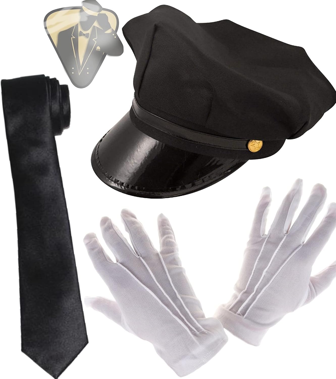Dreamzfit Chauffeur Cap & Accessories Kit, Black