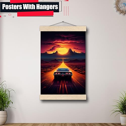 Miniatura 5 de Unique Synthwave Style Retro Art, 80s style art, framed poster print, guest room art, cool living room art, Nature Wall Art, poster Prints