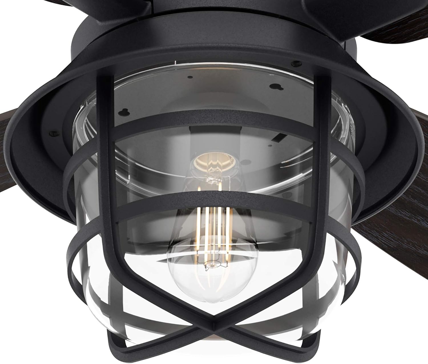 Blасk Frіdау - 70% оƒƒ Hunter Fan Company 50391 Hunter Port Royale Ceiling Fan with LED Light and Remote Control, Natural Iron Finish, 52