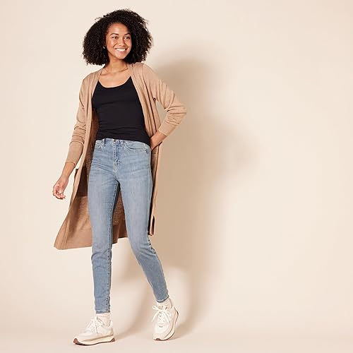 Miniatura 6 de Tienda Essentials - Camiseta ajustada sin mangas para mujer, paquete de 2