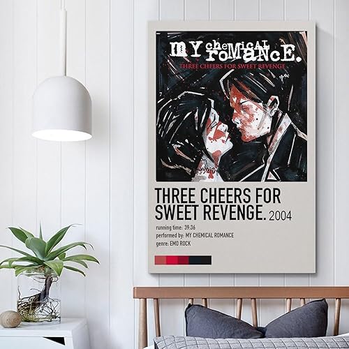 Miniatura 5 de YNTNDYGV Póster de My Chemical Romance, Mcr The Black Parade, pintura artística, pintura estética, arte de pared, lienzo para decoración de