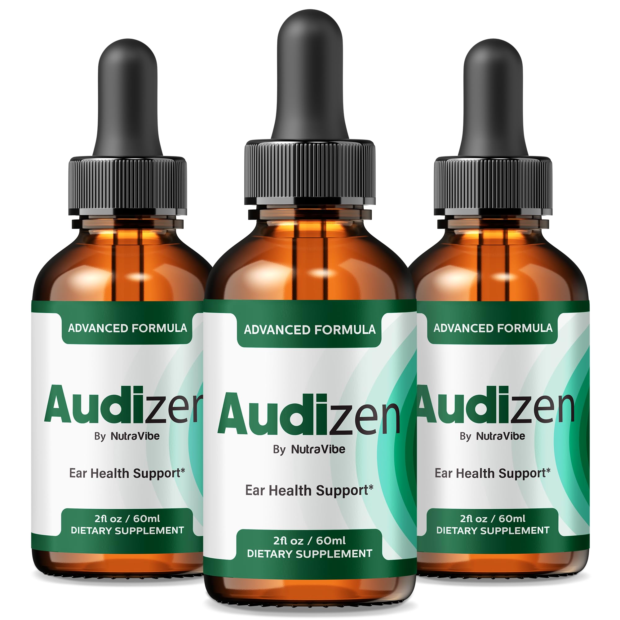 (3 Pack) Audizen for Tinnitus – Daily Ear Health and Hearing Support Drops