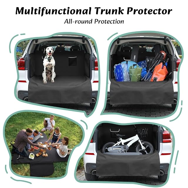 Foto 7 de 8 de KYG Funda Maletero Coche Perros XXL Protector Maletero Resistente al Agua Funda Maletero del Coche Fácil…