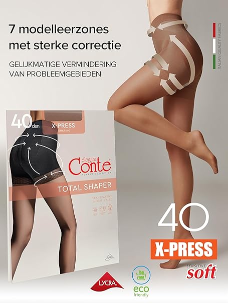 Conte Elegant Damespanty Van Mat Zijde Versterkte Dunne Panty Extreem Flexibel Nuance 20 Beige Maat Mokka 5 978614878