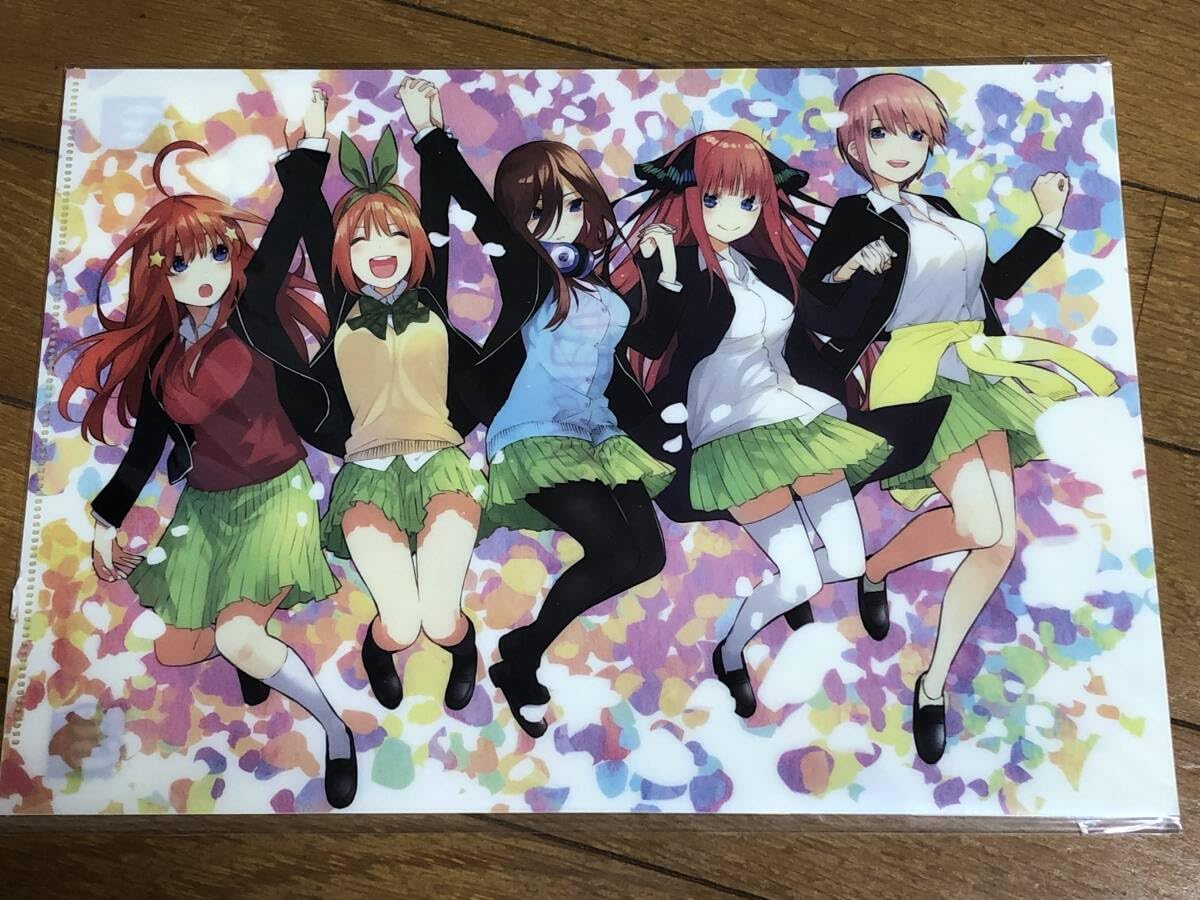 Amazon.co.jp: クリアファイル 五等分の花嫁 一花 二乃 三玖 四葉 五月