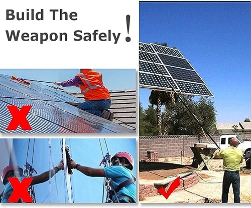 Miniatura 6 de Kit de poste alimentado por agua, cepillo telescópico de lavado de ventanas, limpieza de paneles fotovoltaicos y solares, poste de limpieza de