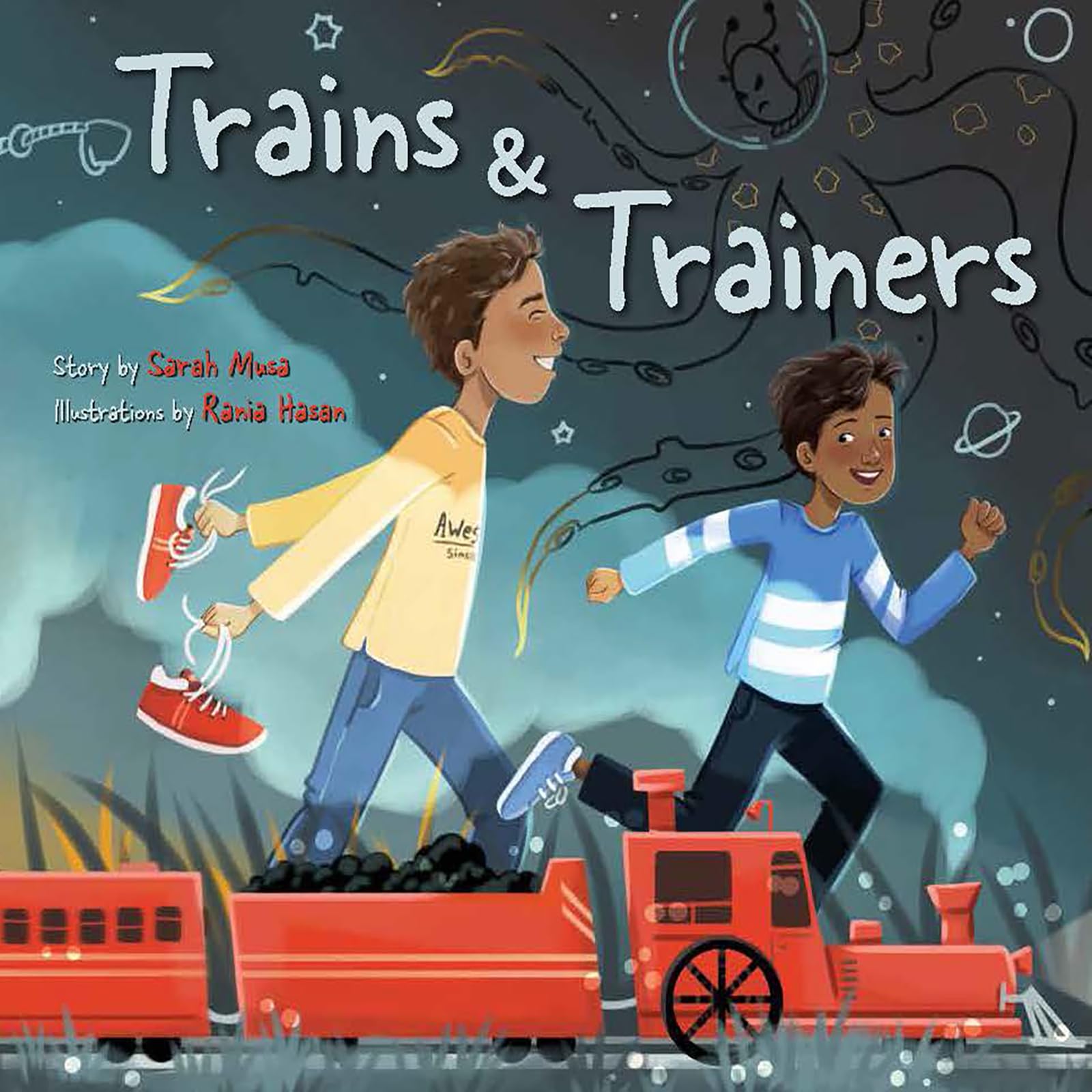 Trains and Trainers by Musa, Hasan  New 9780860379034 Fast Free Shipping+-
