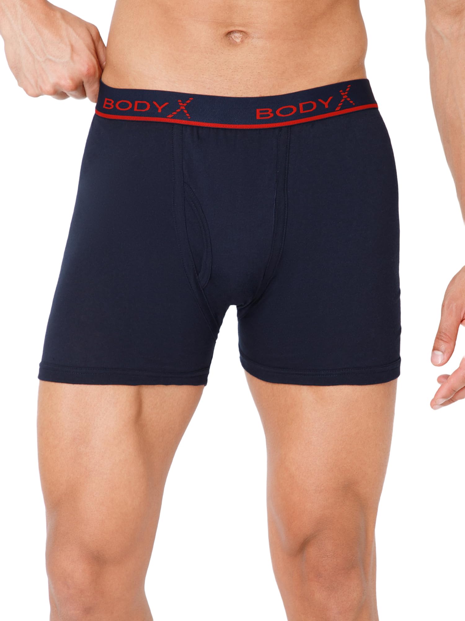 body BodyX Men Solid Cotton Super Combed Trunk-BX1106T-BLK-picture-20