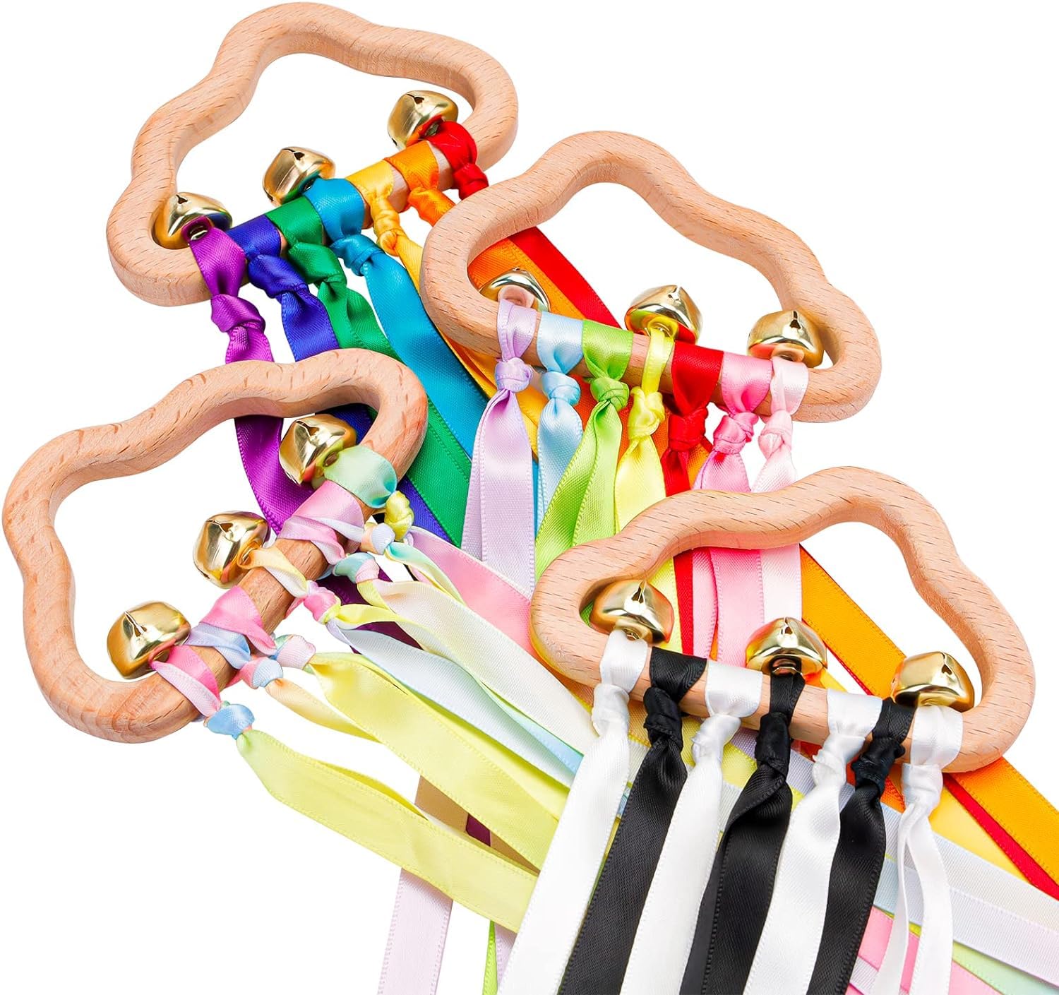 Baby Wooden Sensory Rattle Toys
