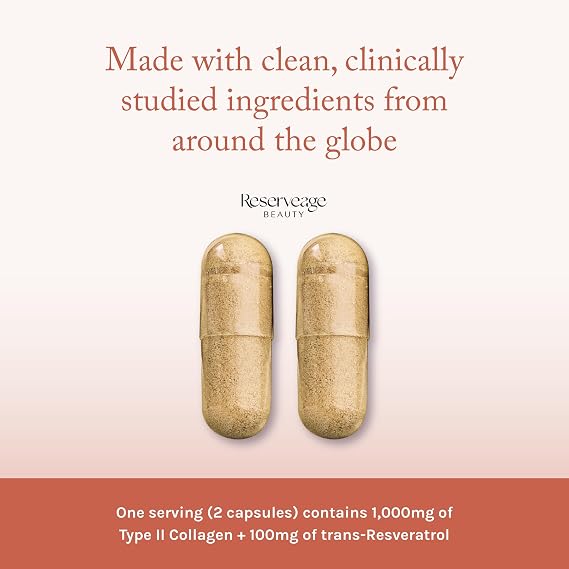 Reserveage Beauty Collagen Booster, 60 Capsules (30 Servings)
