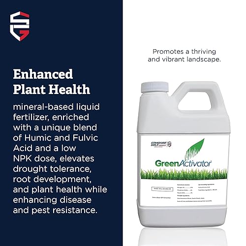Miniatura 2 de 's GreenActivator | Fertilizante líquido para césped y césped de 32 onzas con ácido húmico y fúlvico | Aumenta la salud del césped y la ingesta de