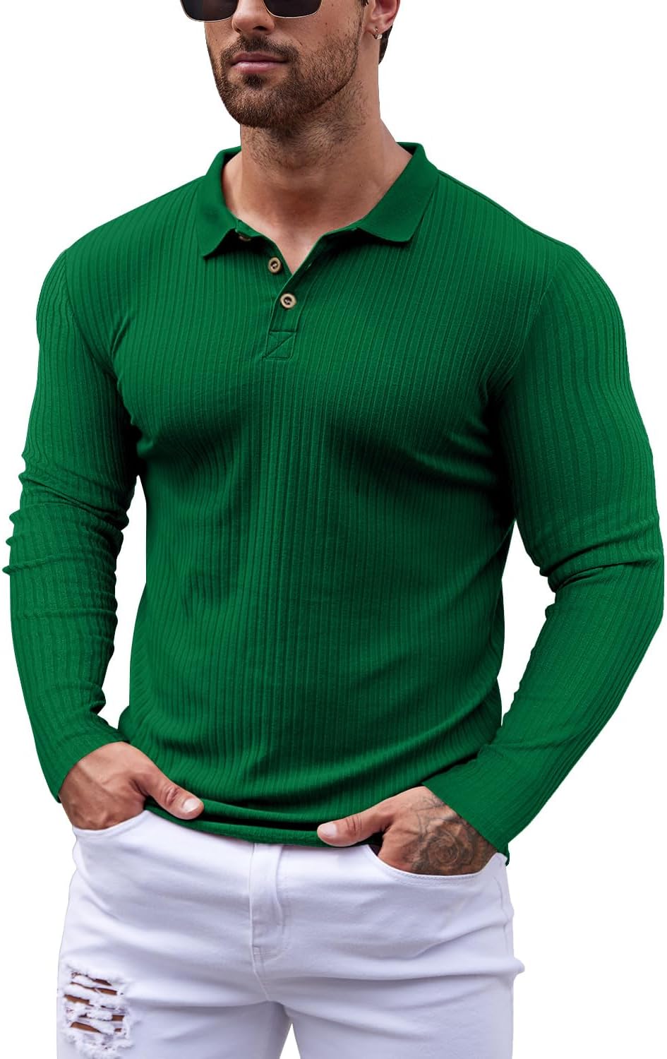 YRW Men's Polo Shirts Long Sleeve Henly Shirt Philippines Ubuy