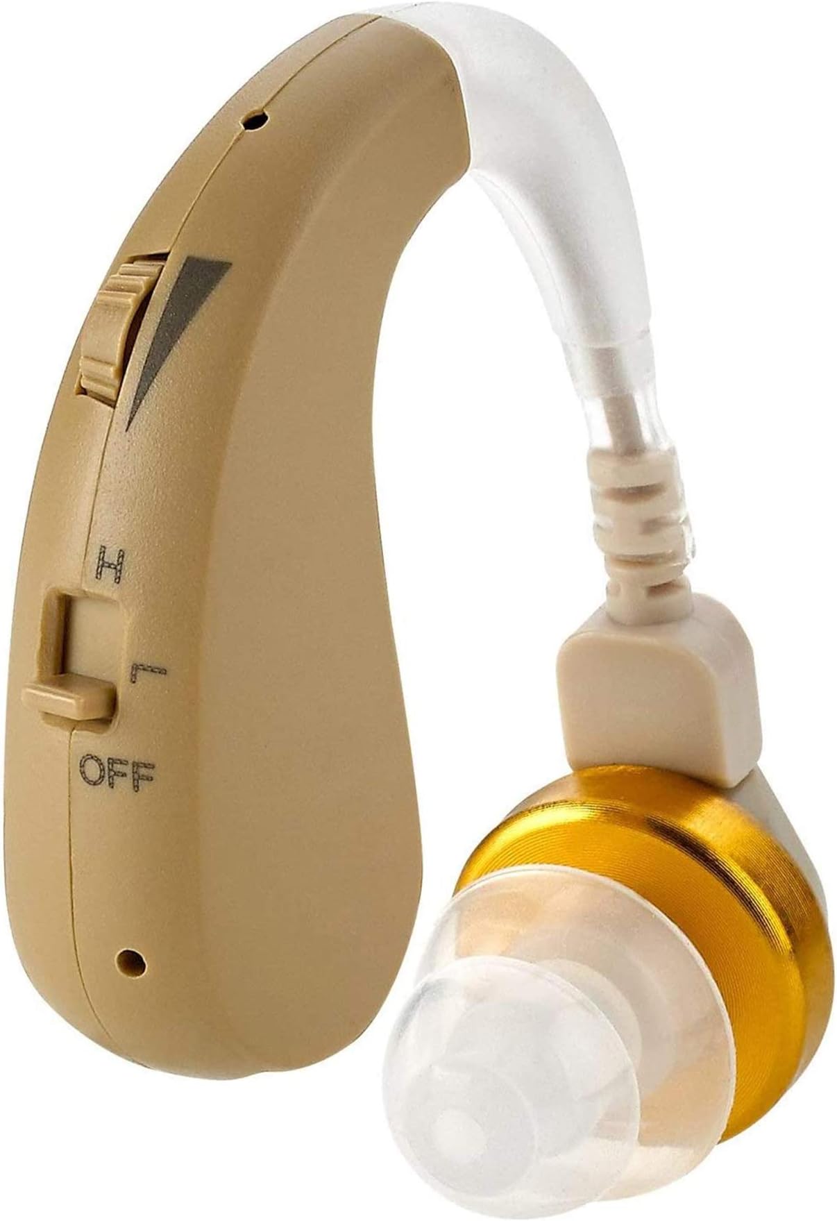 Rechargeable Digital Hearing Amplifier - Hearing Amplifiers Set with New Digital Technology - Almost Invisible BTE Design with Quick Recharge - Personal Sound Amplifier by NewEar