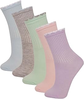 شرابات للبنات بقصة عالية طراز C8065A8 من ديفاكتو، (1 قطعة)