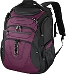 KROSER Sac à dos pour ordinateur portable de voyage 18.4 1 cm XL TSA Sac à dos d'ordinateur Water-Repullent College Daypack Business Backpack avec RFID Poches & USB Port pour les hommes/femmes-Noir