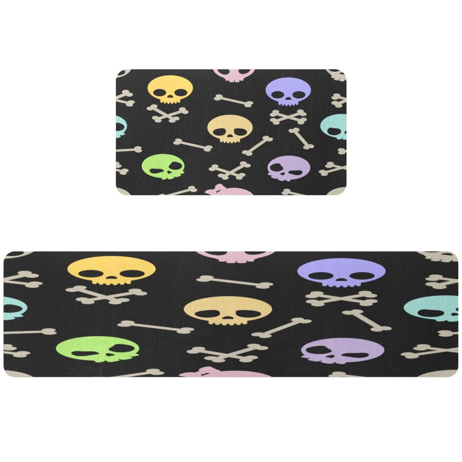 Alfombrillas de cocina antideslizantes y lavables de Halloween pack de 2